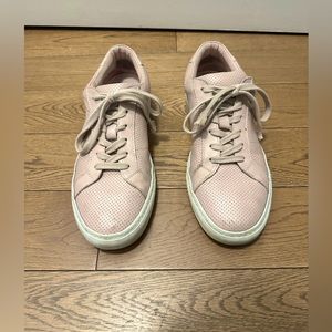 Greats light pink sneakers size 10.